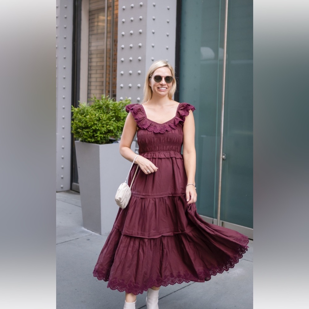 Madewell Lucie embroidered dress